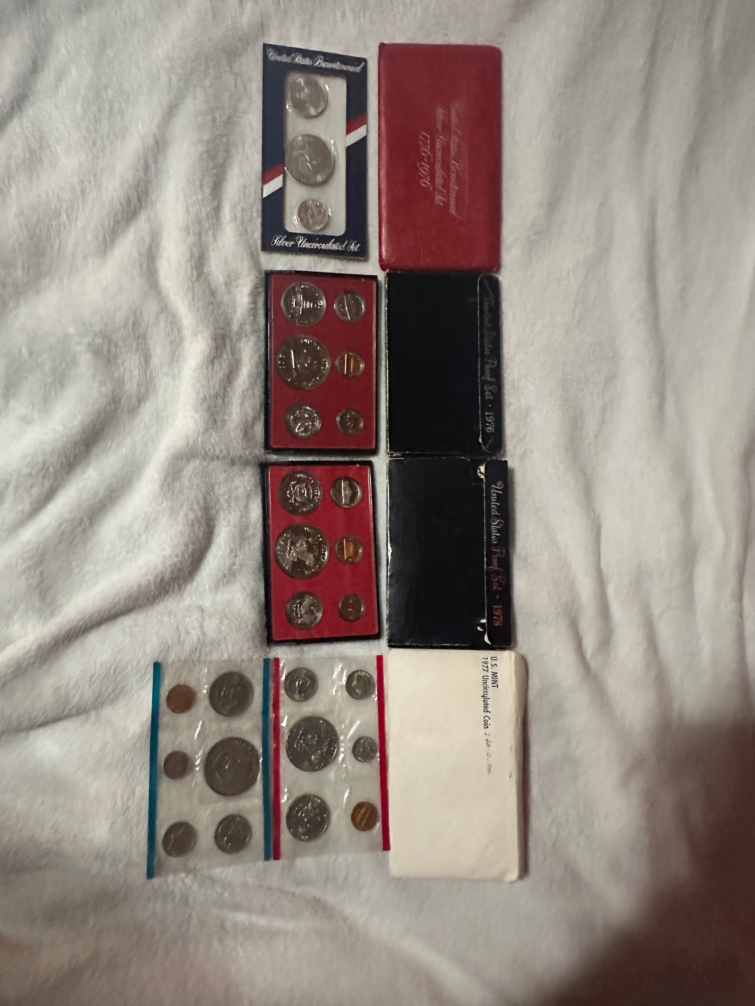 15 Set Lot Of Proof Sets * Us Mint & Bicentenal Coins * 1976-2009 * Uncirculated