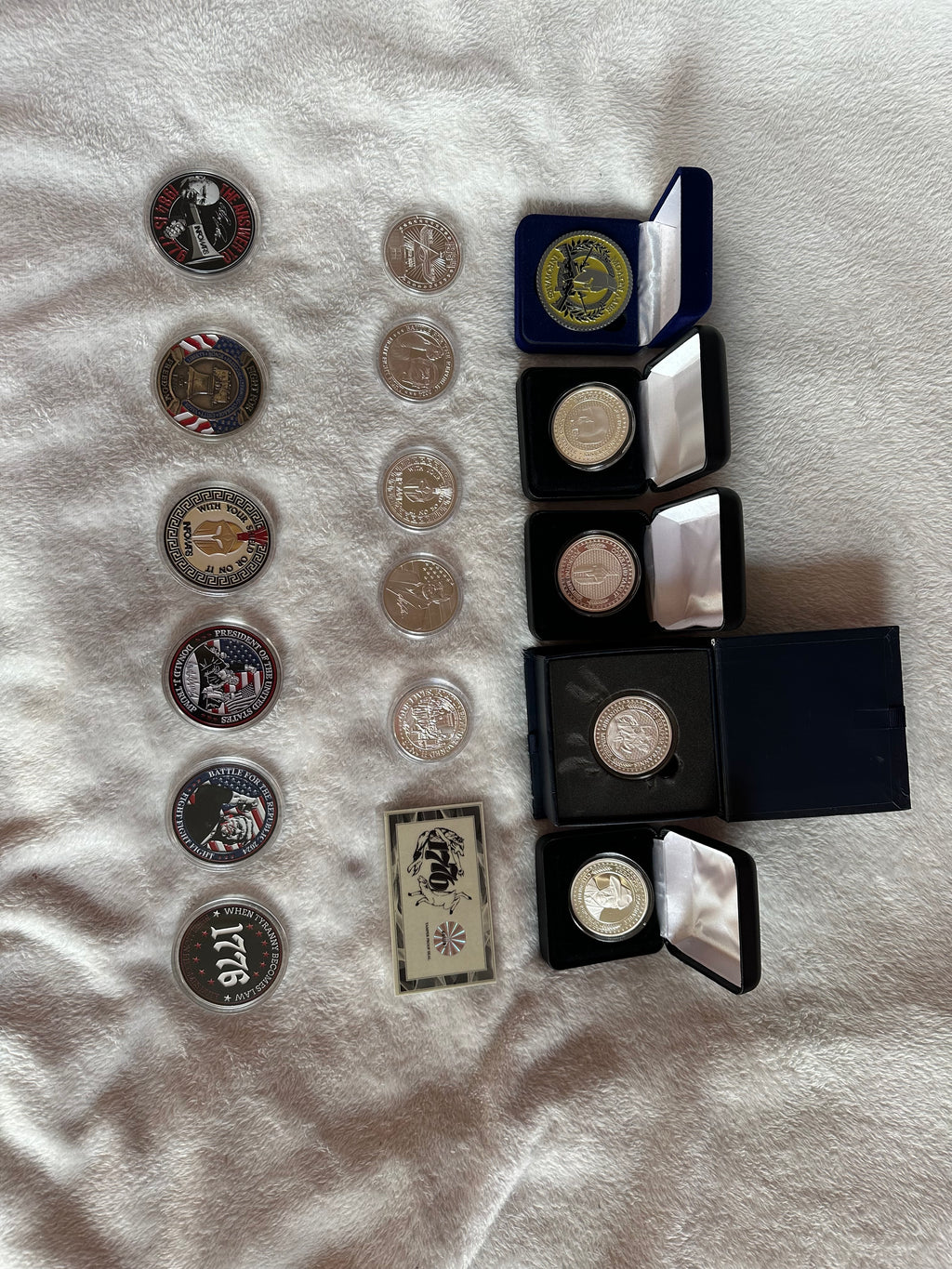 Rare * Complete Collection Of 9 Infowars Founding Member Coins .999 Silver New