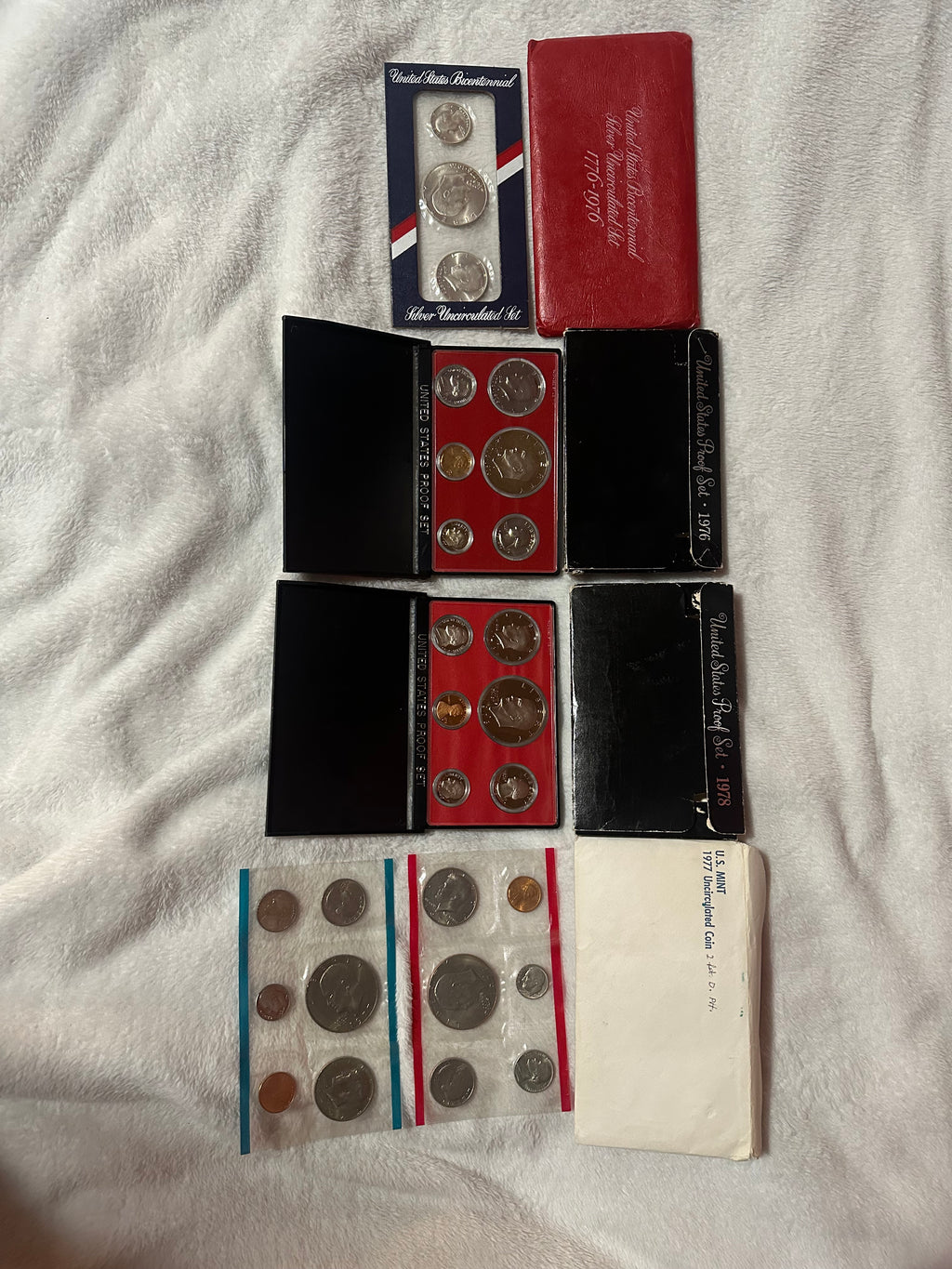15 Set Lot Of Proof Sets * Us Mint & Bicentenal Coins * 1976-2009 * Uncirculated