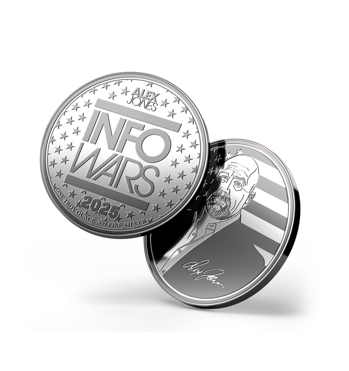 INFOWARS Alex Jones Signature .999 Fine Silver 1 oz Coin - Limited Edition 2025
