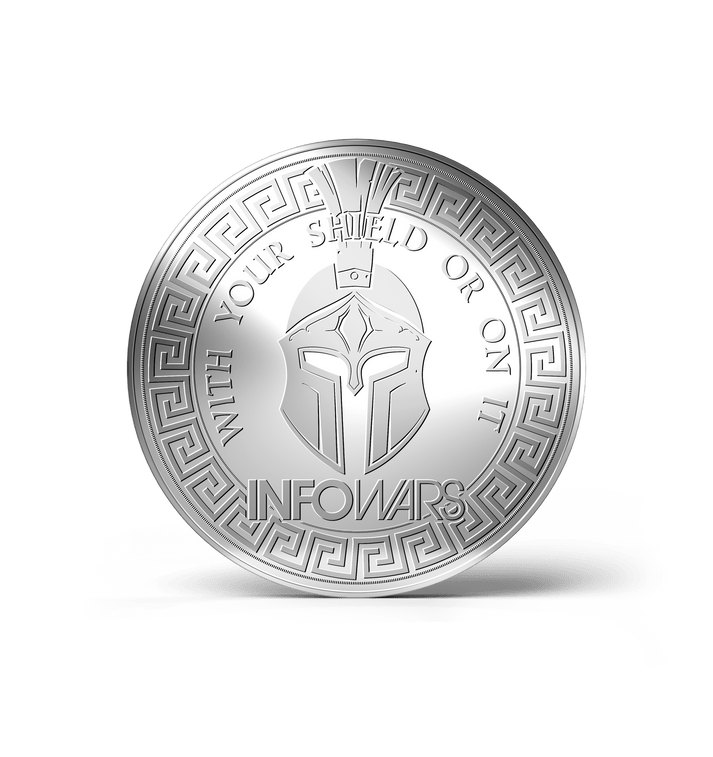 INFOWARS  - Tip of the Spear Limited Edition .999 Fine Silver 1 oz Coin * New