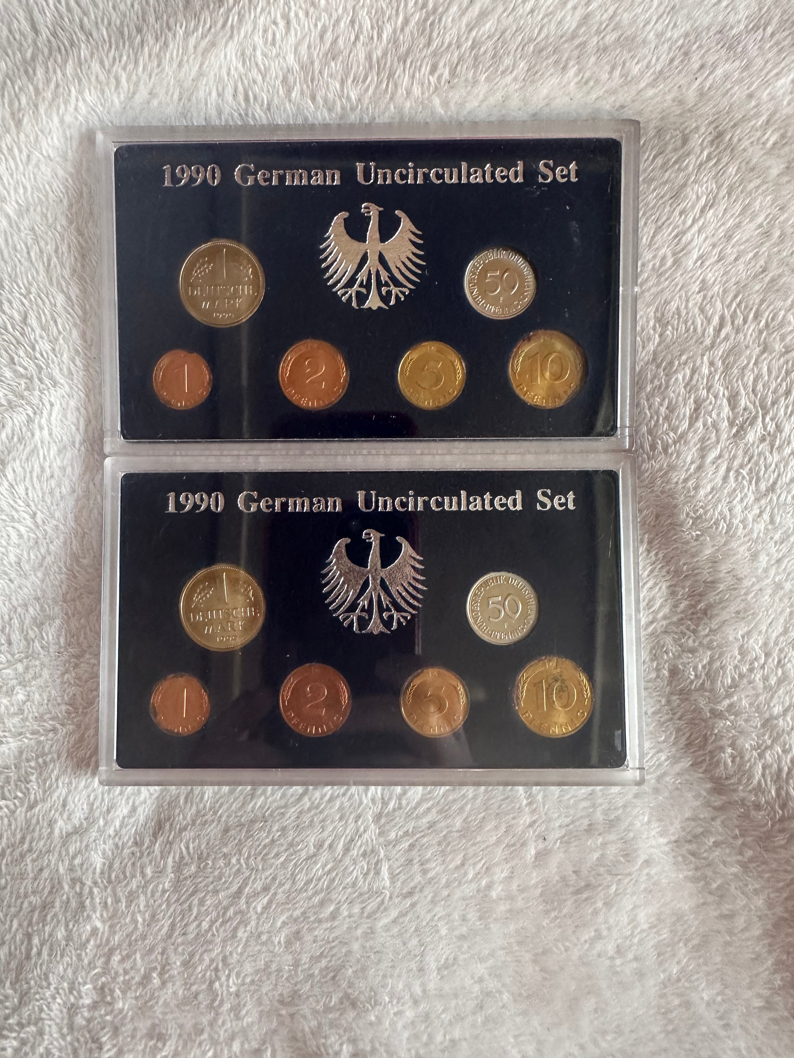 ~*~ 1990 German Uncirculated Coin Sets ~*~